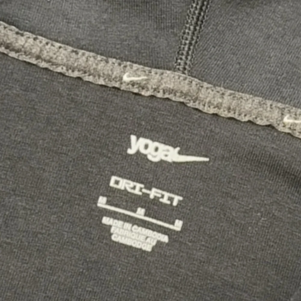 Nike Yoga Dri-FIT Full-Zip Fleece Men's Black‎ Hoddie Jacket - Medium
